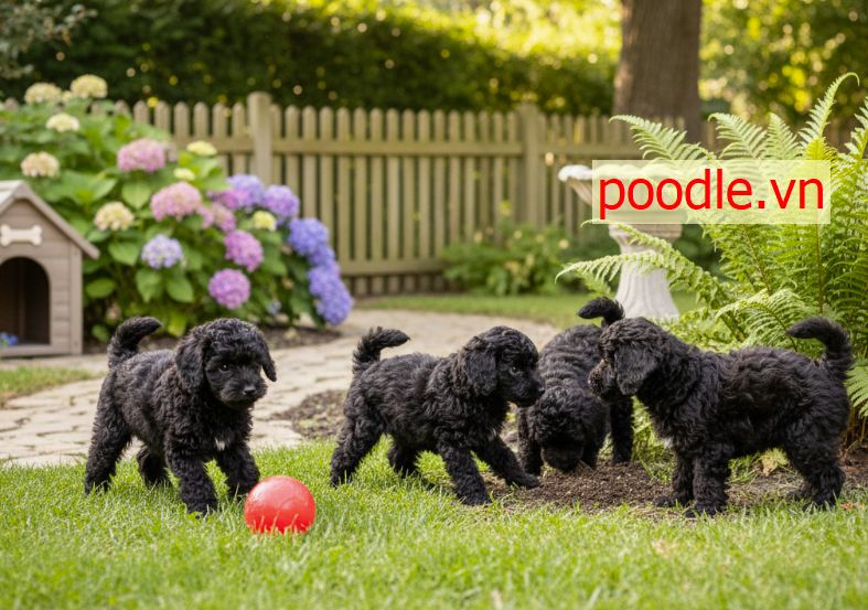 Chó Poodle Màu Đen/Đỏ/Trắng: Đặc Điểm Và Giá Bán